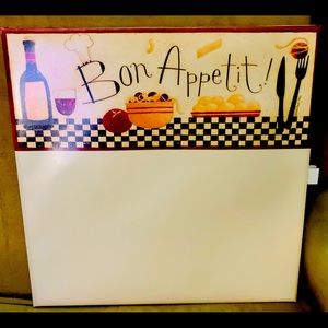 Kitchen chef canvas  wall decor